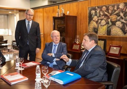 Durante su visita a la Comunidad Autónoma de La Rioja 