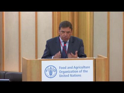 Hoy, en la III Conferencia Ministerial de Agricultura UE-Unión Africana celebrada en Roma