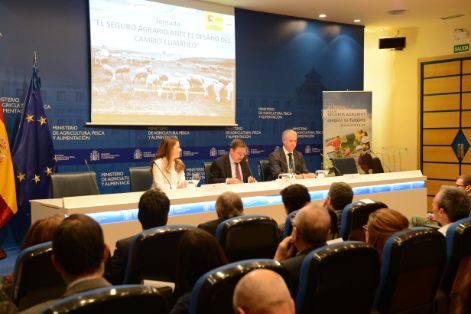 Hoy, en la jornada “El seguro agrario ante el desafío del cambio climático”