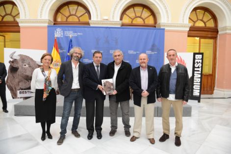 Hoy, en la presentación del libro Bestiarium de Razas Autóctonas Españolas
