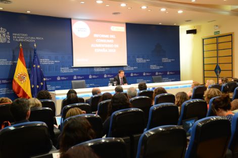 EL MINISTRO LUIS PLANAS HA PRESENTADO HOY LOS DATOS DEL INFORME DE CONSUMO ALIMENTARIO EN ESPAÑA 2018  