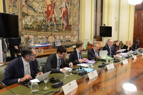EN UNA REUNIÓN DE TRABAJO EN MADRID 