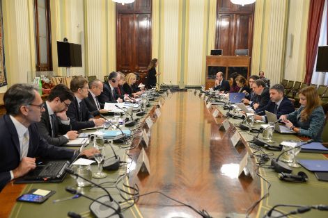 EN UNA REUNIÓN DE TRABAJO EN MADRID 