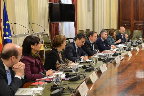 EN UNA REUNIÓN DE TRABAJO EN MADRID 