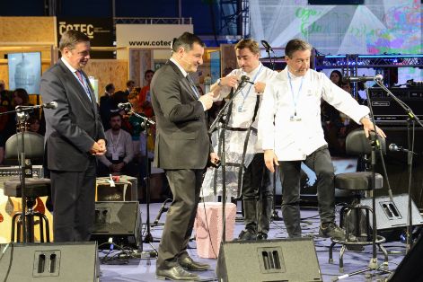 En la presentación de “La Tierra se agota” un acto organizado por el Celler de Can Roca en el marco de la COP25