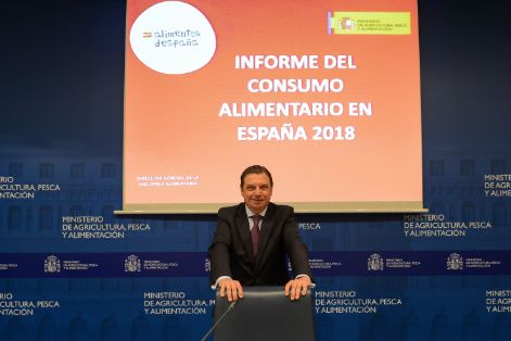 EL MINISTRO LUIS PLANAS HA PRESENTADO HOY LOS DATOS DEL INFORME DE CONSUMO ALIMENTARIO EN ESPAÑA 2018  