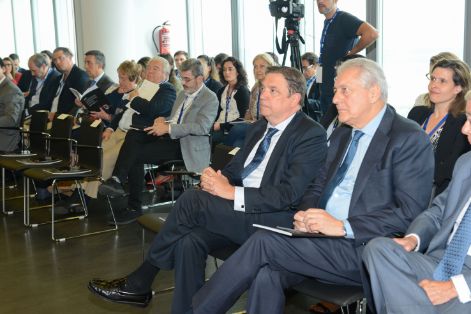 Hoy, en la presentación de un informe de KPMG sobre la gastronomía en la economía española