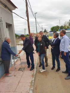 En Murcia, visita las áreas afectadas por el temporal
