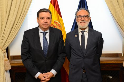 HOY, EN UNA REUNIÓN MANTENIDA EN LA SEDE DEL MINISTERIO