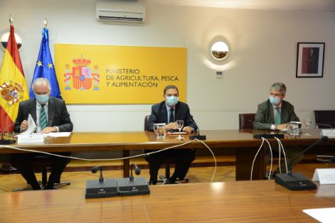 En la sede del MAPA 
