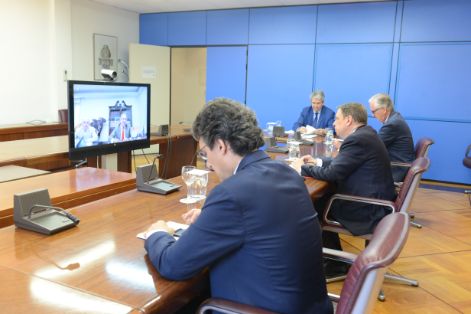 EN UNA REUNIÓN MANTENIDA HOY POR VIDEOCONFERENCIA
