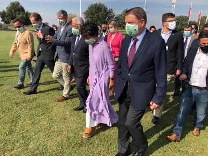 En el Foro Agroglobal, en Valada (Portugal)