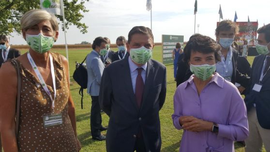 En el Foro Agroglobal, en Valada (Portugal)
