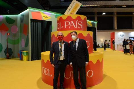 DURANTE SU VISITA A LA FERIA “MADRID FUSIÓN-ALIMENTOS DE ESPAÑA 