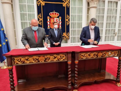 Firma de convenios hoy en Sevilla