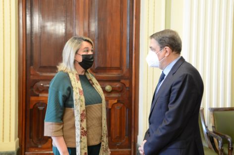 Hoy, en la sede del Ministerio 