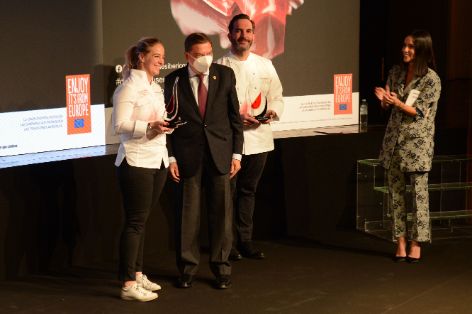EN LA PRESENTACIÓN DE LA CAMPAÑA ‘JAMONES IBÉRICOS, EMBAJADORES DE EUROPA EN EL MUNDO’