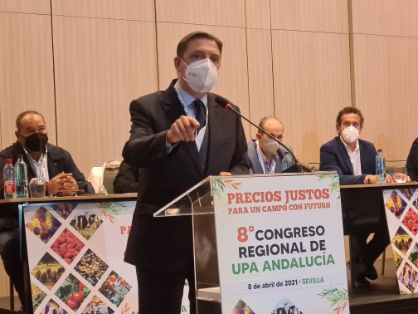 HOY, EN LA INAUGURACIÓN DEL 8º CONGRESO REGIONAL DE UPA ANDALUCÍA 