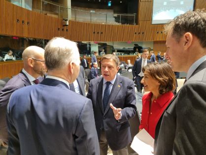 Hoy, en Luxemburgo, en el Consejo de Ministros de Agricultura de la UE 