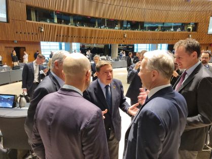 Hoy, en Luxemburgo, en el Consejo de Ministros de Agricultura de la UE 