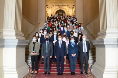 EN EL ACTO DE RECEPCIÓN, EN LA SEDE DEL MINISTERIO  