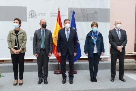 EN EL ACTO DE RECEPCIÓN, EN LA SEDE DEL MINISTERIO  