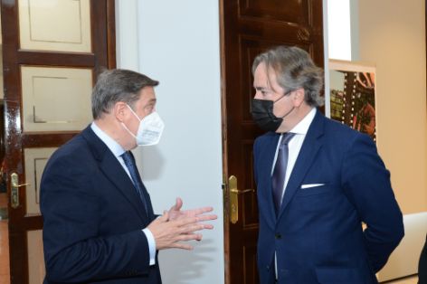Esta mañana, en la presentación del II Estudio de Impacto del Sector Ecuestre en España 