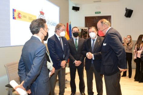 Esta mañana, en la presentación del II Estudio de Impacto del Sector Ecuestre en España 