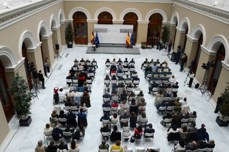 ESTA MAÑANA, EN LA SEDE DEL MINISTERIO  
