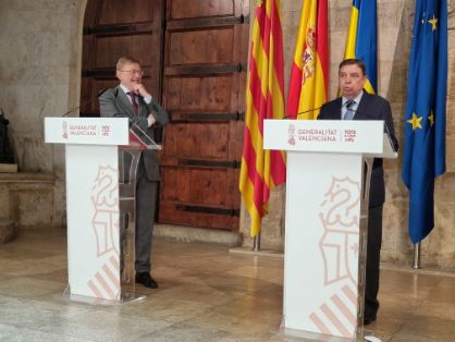TRAS SU REUNIÓN CON EL PRESIDENT DE LA COMUNITAT VALENCIANA, XIMO PUIG