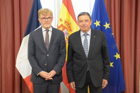 EN LA PRIMERA REUNIÓN BILATERAL CON EL MINISTRO MARC FESNEAU