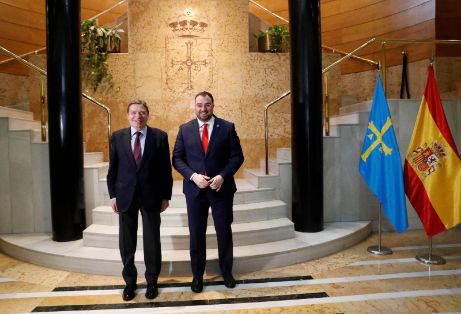 HOY, DURANTE UNA VISITA AL PRINCIPADO DE ASTURIAS