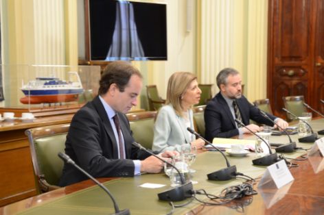 Hoy, durante una reunión en Madrid