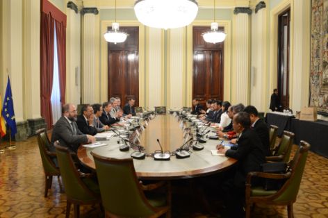 Hoy, en la sede del ministerio