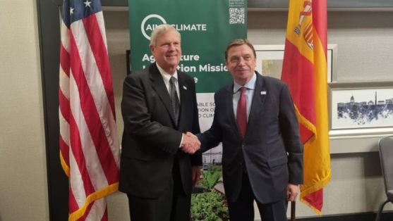 Ayer, en Washington D.C., en la conferencia internacional Agriculture Innovation Mission (AIM) for Climate
