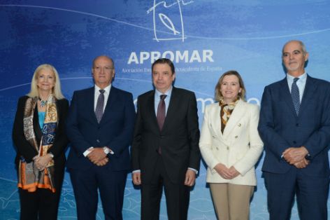 Hoy, en la inauguración de la Asamblea General de Apromar