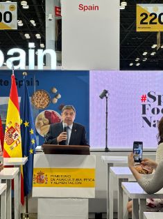 Hoy, en su visita a la feria Summer Fancy Food, en Nueva York