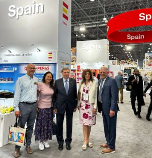 Hoy, en su visita a la feria Summer Fancy Food, en Nueva York