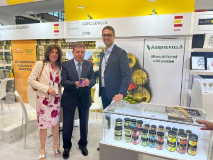 Hoy, en su visita a la feria Summer Fancy Food, en Nueva York