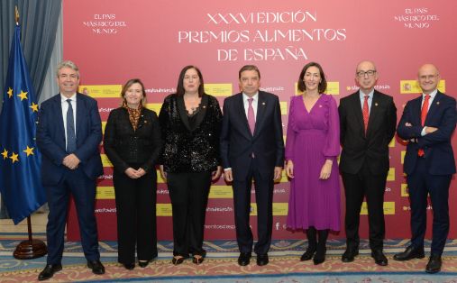 Hoy, en la entrega de la XXXVI edición de los premios Alimentos de España