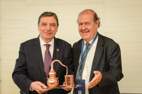 Hoy, en la jornada “XXV Aniversario Espirituosos España”