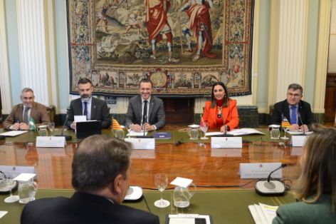 Hoy, en una reunión con los consejeros de Pesca de las cinco autonomías mediterráneas