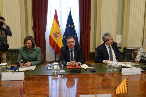 Hoy, en una reunión con los consejeros de Pesca de las cinco autonomías mediterráneas
