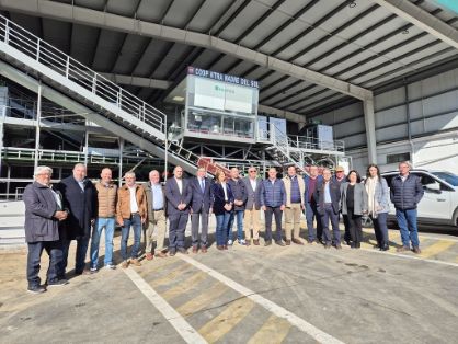 Hoy, en una visita a la almazara Simón Rosa y a la cooperativa Nuestra Madre del Sol, en la DOP Montoro-Adamuz 