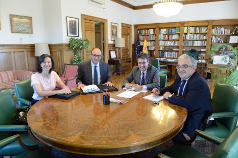 Hoy, en la sede del Ministerio