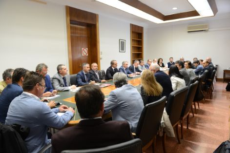 Hoy, en la sede del Ministerio 