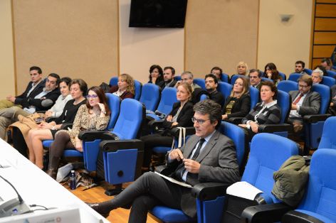 Ayer, en la sede del Ministerio en Atocha 