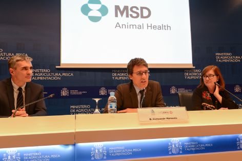 Ayer, en la sede del Ministerio en Atocha 