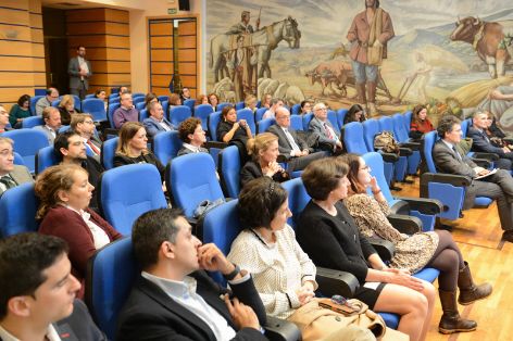 Ayer, en la sede del Ministerio en Atocha 