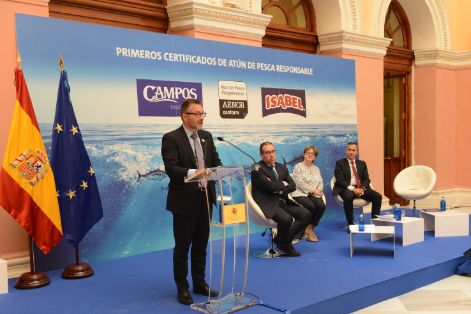 HOY, EN LA ENTREGA DE LAS PRIMERAS CERTIFICACIONES DE LA CADENA DE CUSTODIA APR DE AENOR A LAS MARCAS CONSERVERAS “ISABEL” Y “CAMPOS”